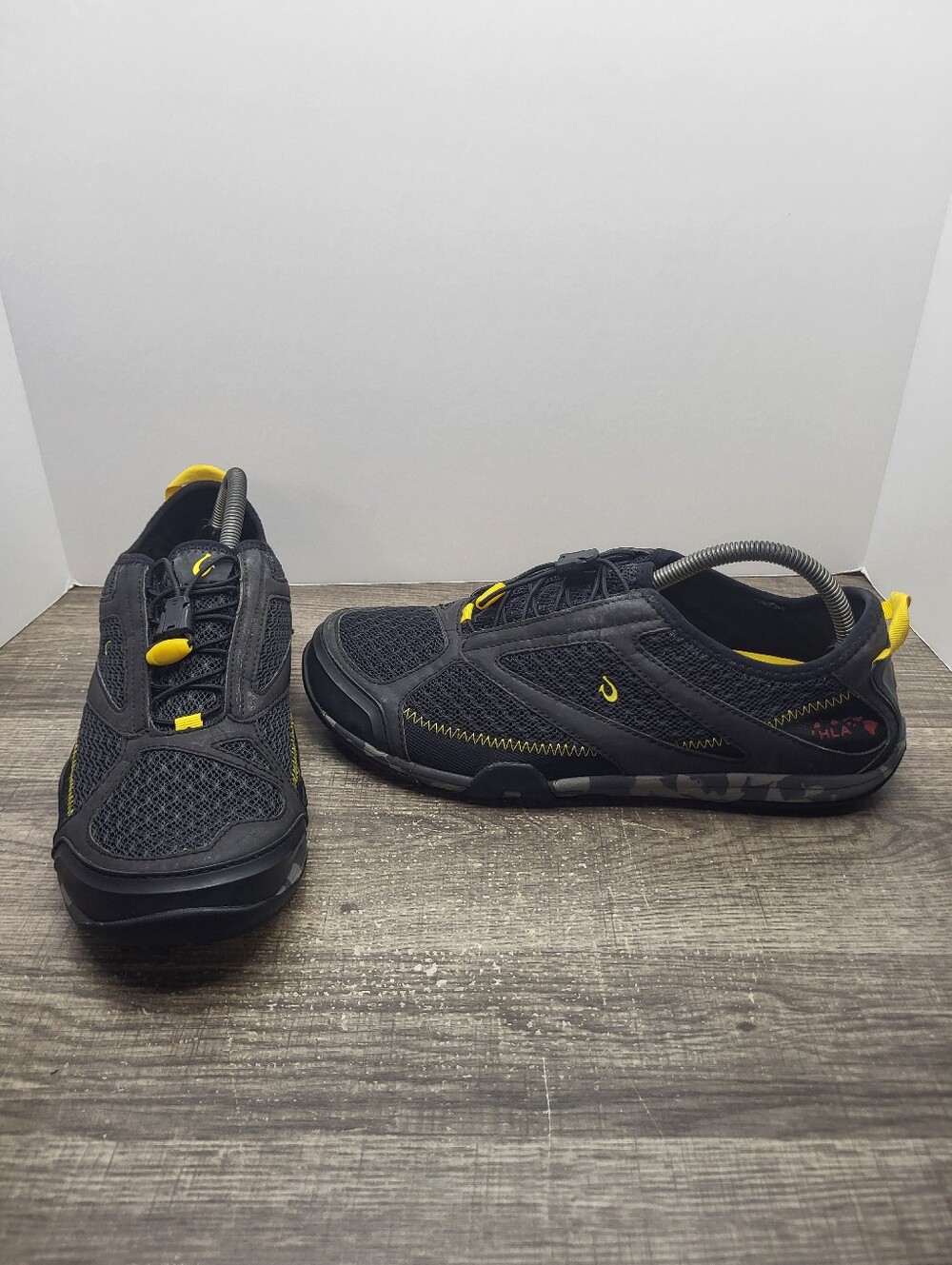 Olukai Eleu Trainer Shoes Black Athletic Water Comfort Walking Mens Size 10